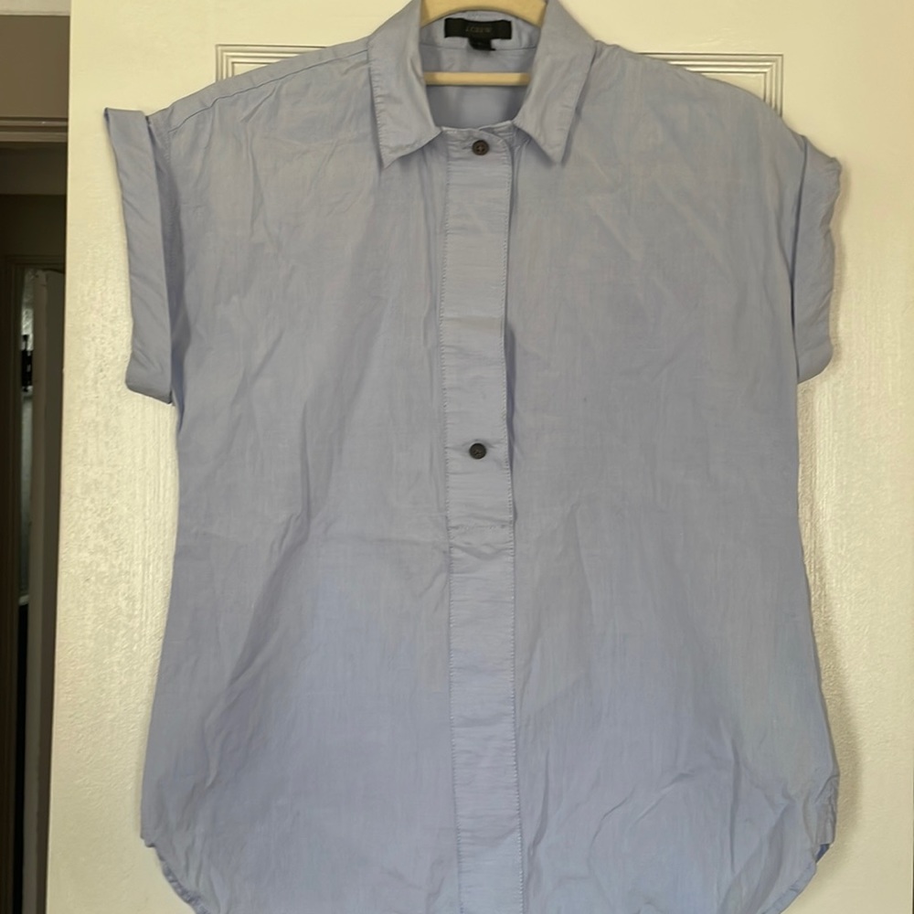 J Crew light blue Blouse